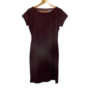 Harolds Plum Velvet Short Dress Size 4 Purple Holiday Party Dress